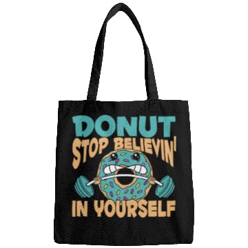 Discover Fitness Donut Funny Donut Gym Bags