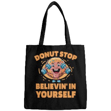Discover Fitness Donut Funny Donut Gym Bags
