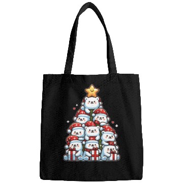 Discover Polar Bear Christmas Tree Merry Christmas Bags