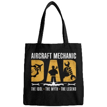 Discover Aircraft Mechanic Dad The Idol Aviation Engineer Bags