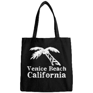 Discover Venice Beach California Palm Tree Souvenirs Gifts Bags