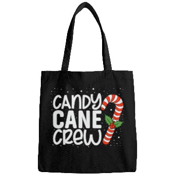 Discover Funny Christmas Candy cane crew Bags