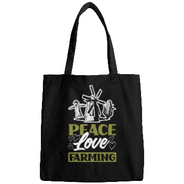 Discover Peace Love Farming Funny Farmer Gift Bags