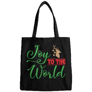 Discover Joy to the world, Christmas design Bags
