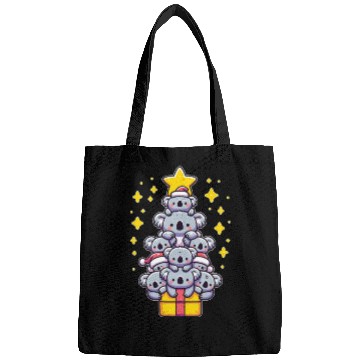 Discover Koala Christmas Tree Merry Christmas Bags