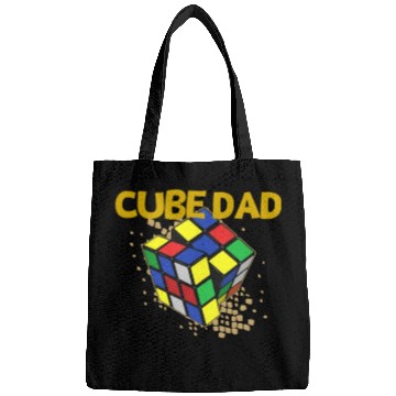Discover Cube Dad Funny Men Speed Cubing Bags