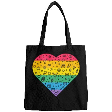 Discover Rainbow Heart Bags