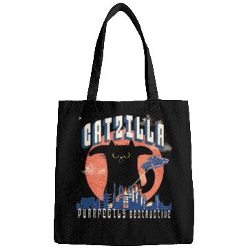Discover Catzilla king of cats,movie parody Bags