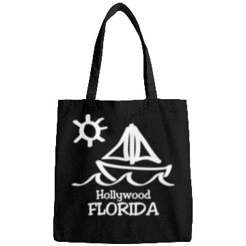 Discover Hollywood Florida Sailboat Souvenirs Gifts Bags