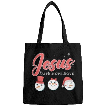 Discover Jesus Snowmen Funny Christmas Time Snow Bags