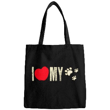 Discover i love my pet Bags