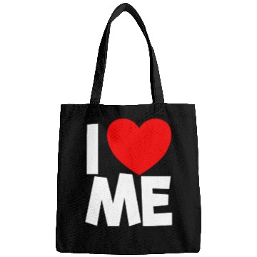 Discover I Love Me Red Heart Self Love Affirmation Bags