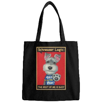 Discover Schnauzer Logic Bags