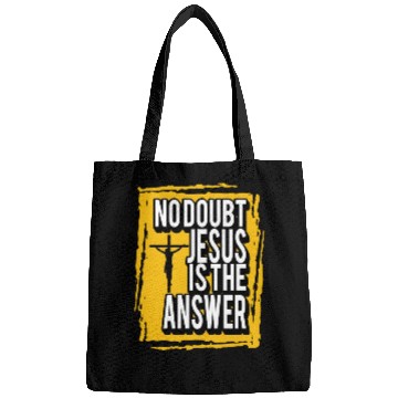 Discover Jesus Is The Answer Love Jesus Christian Christmas Bags