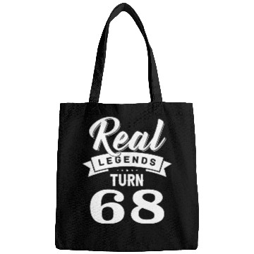 Discover Real Legends Turn 68, 68th Birthday Bags