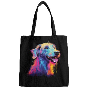 Discover Watercolor Colorful Chow Chow Bags