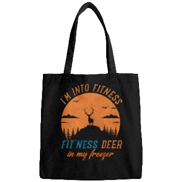 Discover Funny Hunter Dad I'm Into Fitness Deer Freezer Bags