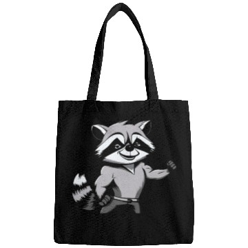 Discover Workout Gym Racoon Bags