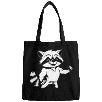 Discover Workout Gym Racoon Bags