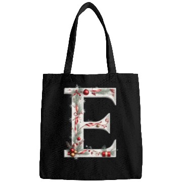 Discover letter E in christmas Bags