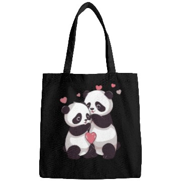 Discover I Love You Panda Bags