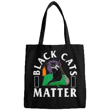 Discover Halloween Bags, Black Cats Matter Witch