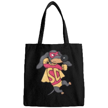 Discover Super Doxie SUPER HERO CARTOON Bags