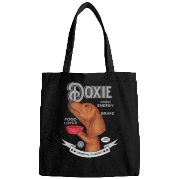 Discover Vintage Dachshund Wanting more Treats Bags