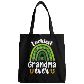Discover Luckiest Grandma Ever Family St Patrick's Day Bags