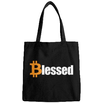 Discover Blessed Bitcoin Crypto HODL BTC Blessed Bitcoinbit Bags