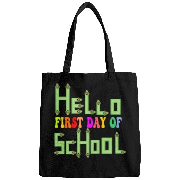 Discover Hello First Day Of School Bags