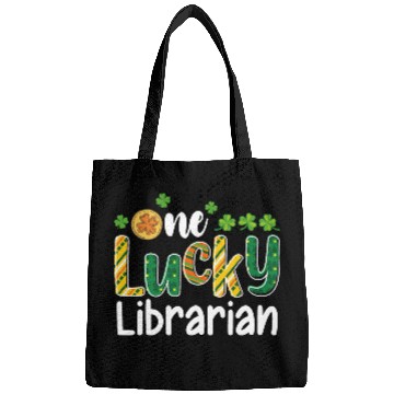 Discover One Lucky Librarian School St Patrick's Day Bags