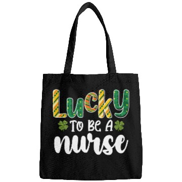 Discover Lucky To Be A Nurse St Patrick's Day Bags