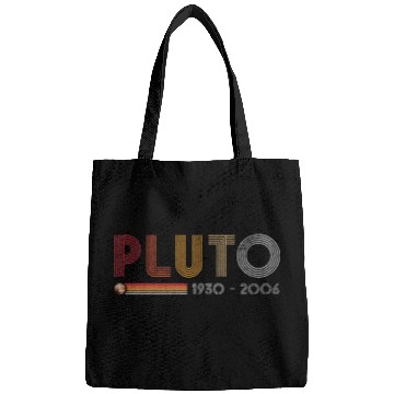Discover Pluto Never Forget Science and Astronomy Retro Bags