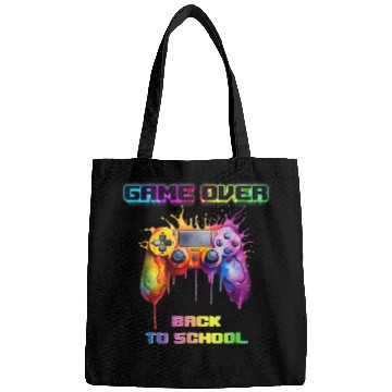Discover Game Over Back To School First Day School Gaming Bags
