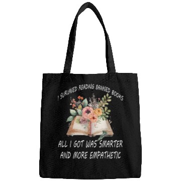 Discover I Survived Reading Banned Books Book Lover Bags