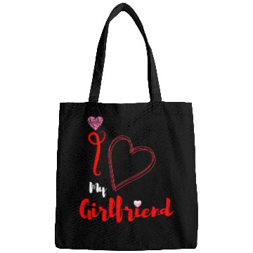 Discover I love my girlfriend Bags