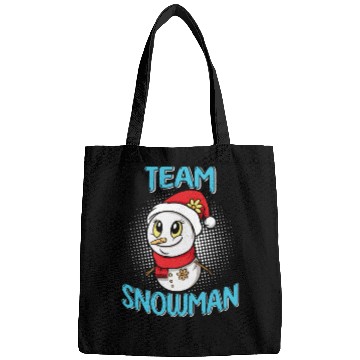 Discover Winter Time Team Snowman Snowmen Snow Lover Bags