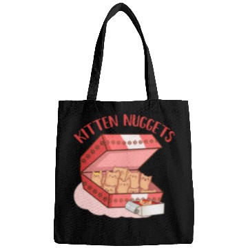 Discover Funny Kittens as Chicken Nuggets, Cat Lover Bags
