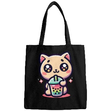Discover Cat Bubble Tea Boba Kawaii Bags