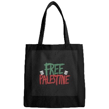 Discover free free Palestine typography 2 Bags