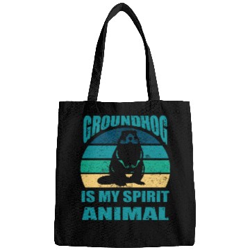Discover funny Respect the groundhog Bags
