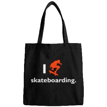 Discover I love skateboarding Bags