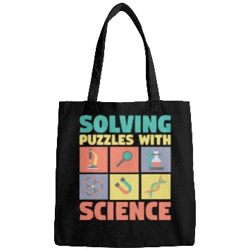 Discover Solving Puzzles with Science Physics Chemist Geek Bags