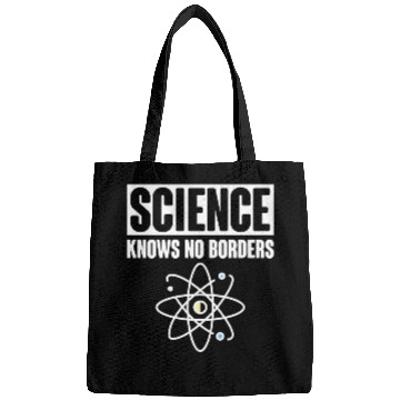 Discover Science Knows No Borders Science Nerd Geek Bags