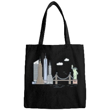 Discover New York City SKYLINE Bags