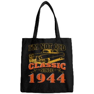 Discover Oldtimer 1944 80th birthday present men Bags