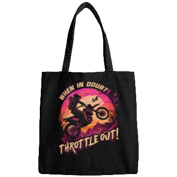 Discover Motocross When In Doubt Throttle Out Dirt Bike Bags