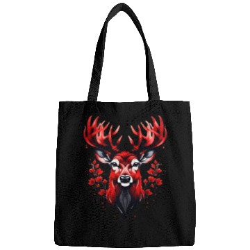 Discover deer face flower cute outfits winter Bags