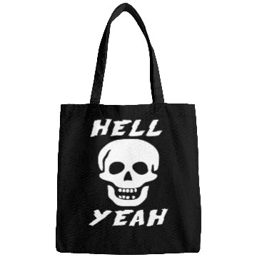 Discover Stone Cold skull hell yeah Bags